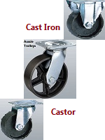 Castors: Cast Iron Wheel
